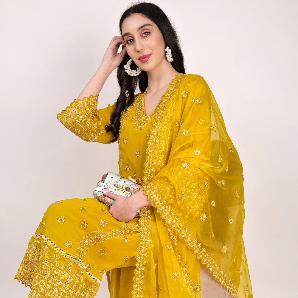 Chiffon Suit - shiwangi couture