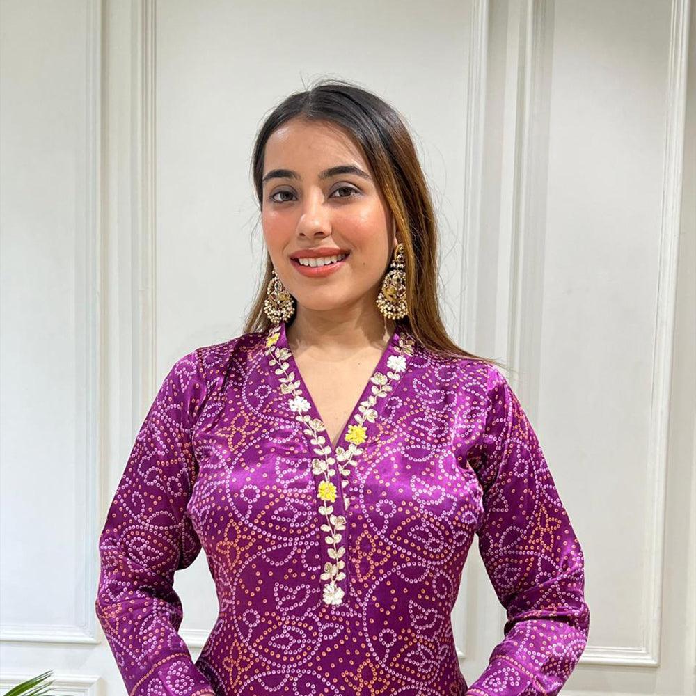 Silk Suit - shiwangi couture