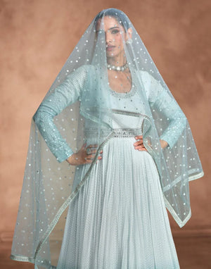 Chandni Work Anarkali Suit - shiwangi couture