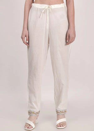 Chikenkari Printed Anarkali Suit - shiwangi couture