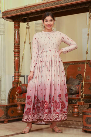 Floral Masakali Frock One piece - shiwangi couture