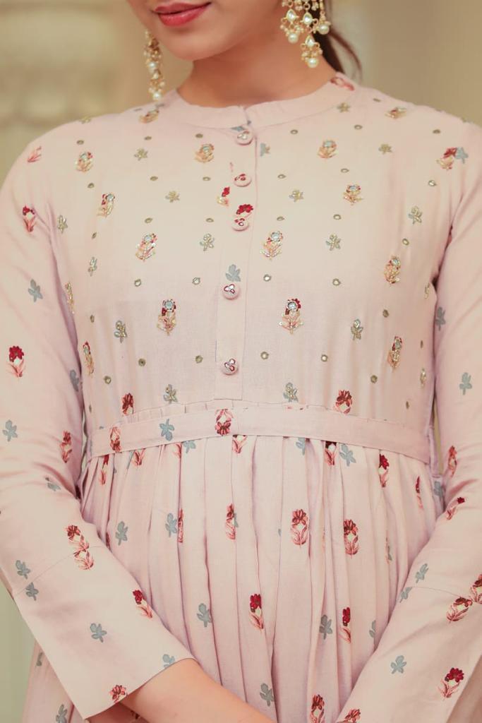 Floral Masakali Frock One piece - shiwangi couture