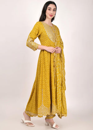 Zari Work Anarkali Suit - shiwangi couture