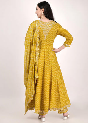 Zari Work Anarkali Suit - shiwangi couture